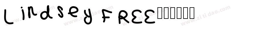 Lindsey FREE字体转换